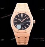 Grade 1A Copy Audemars Piguet Royal Oak v5 Cal.3120 Rose Gold Black Dial Watch 41mm